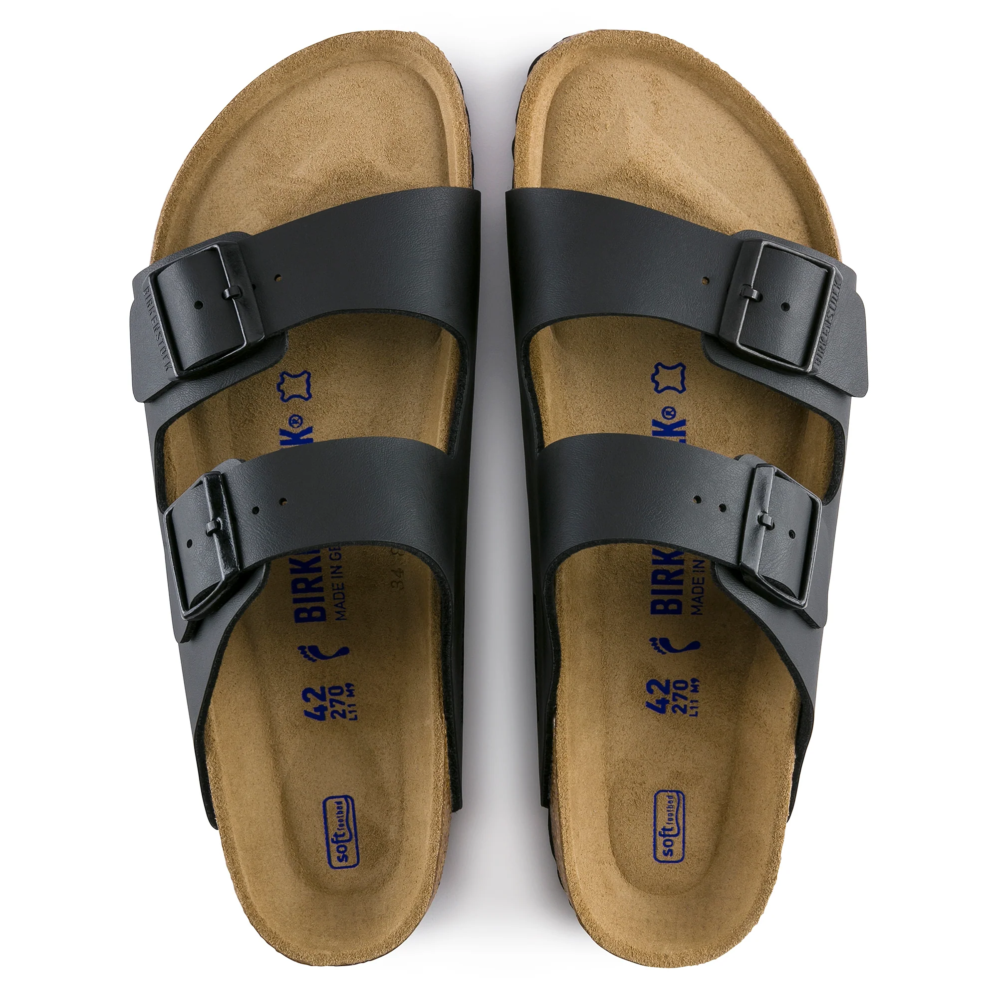 Birkenstock Arizona Soft Footbed Birko-Flor Regular/Wide Width - Image 4