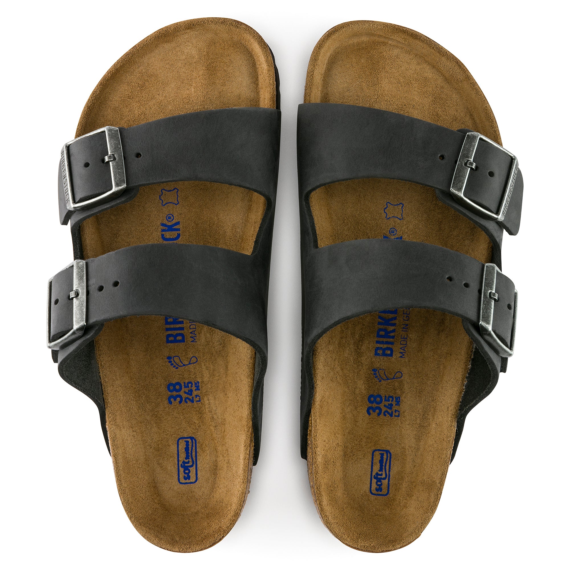 Birkenstock Arizona Soft Footbed Oiled Leather Regular/Wide Width - Image 3