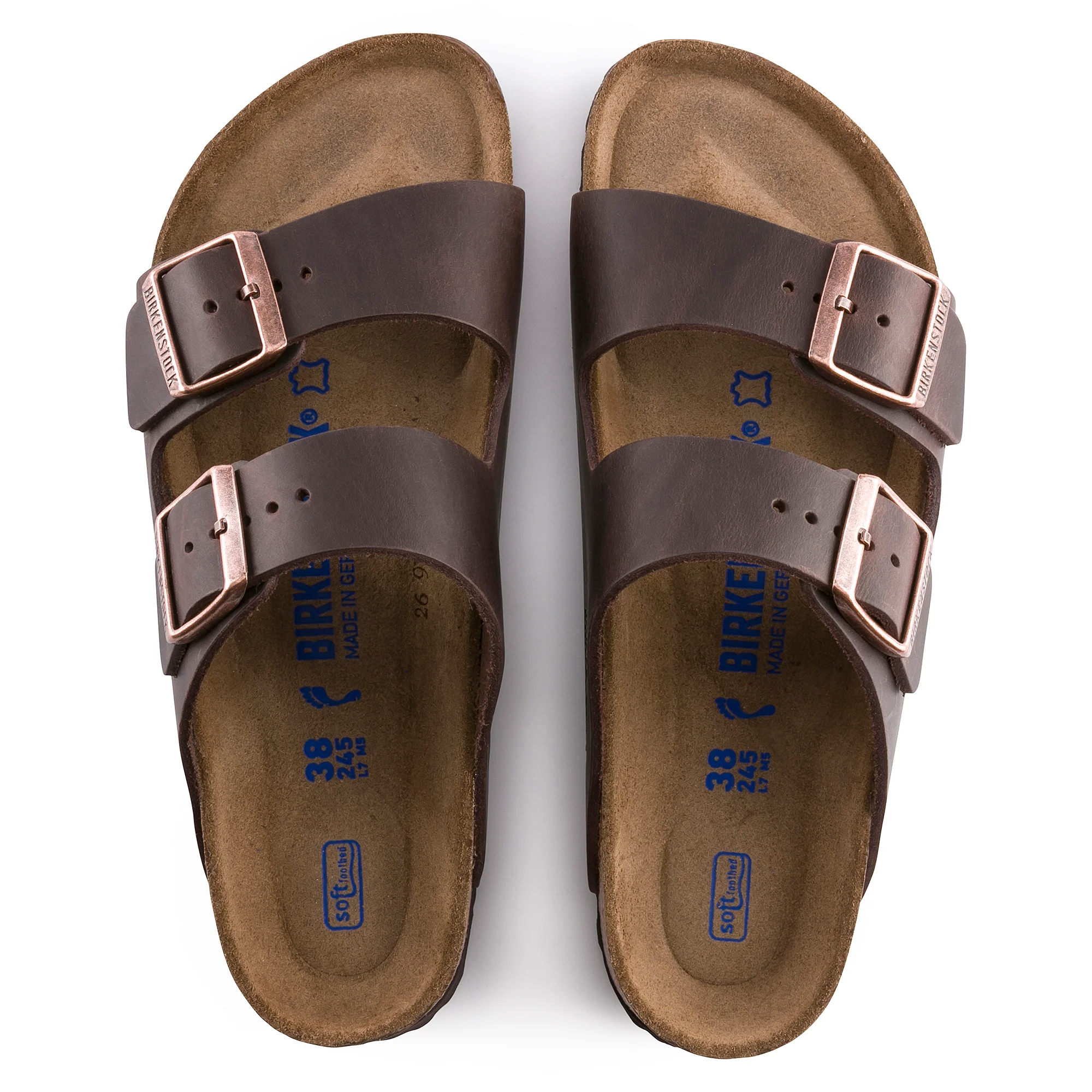 Birkenstock Arizona Soft Footbed Oiled Leather Regular/Wide Width - Image 7