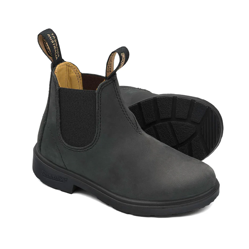 Blundstone Kids Rustic Black #1325 - Image 3