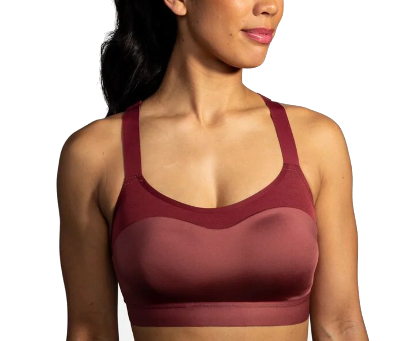 W Brooks Dare Racerback Run Bra, D - Image 6
