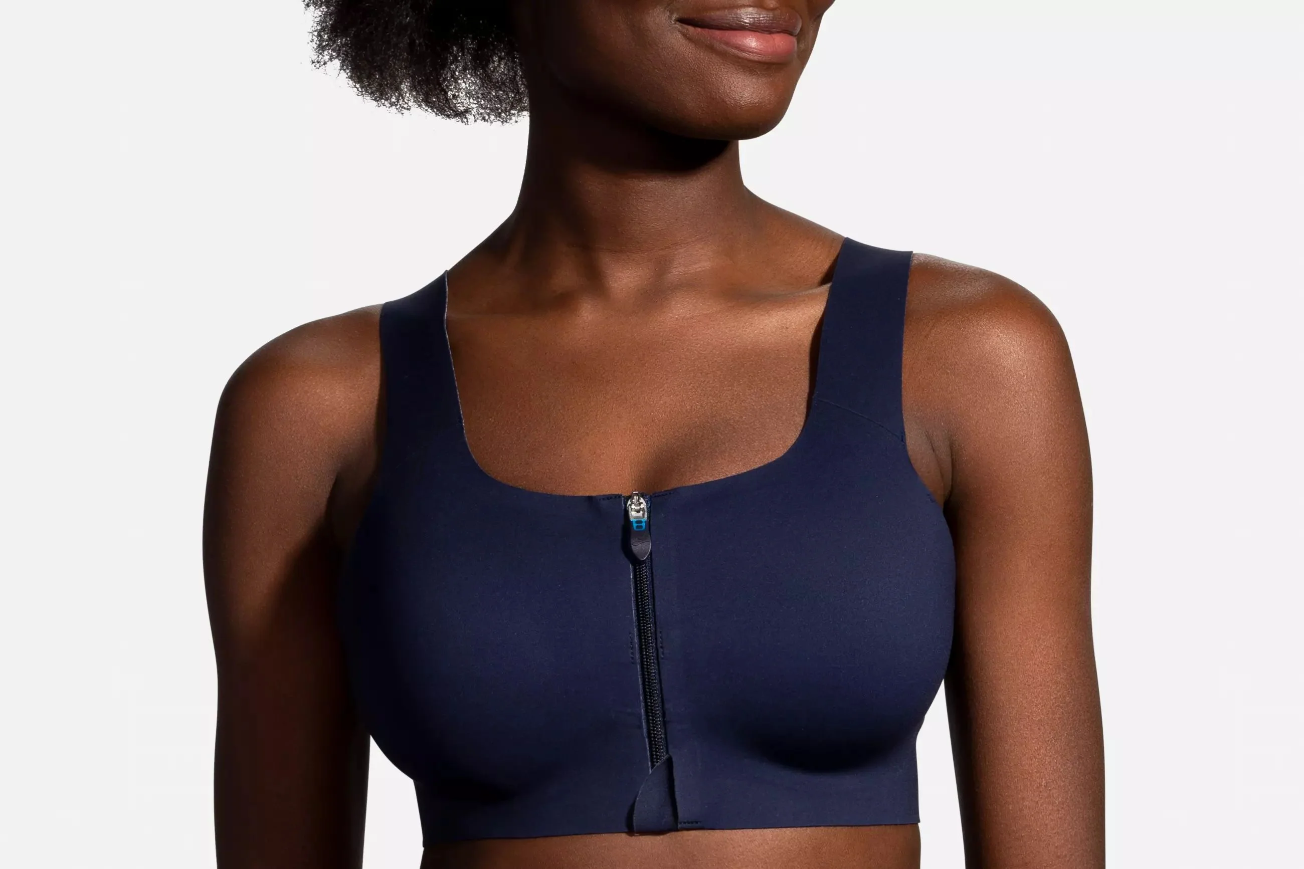 Brooks Dare Zip Run Bra, C/D - Image 4