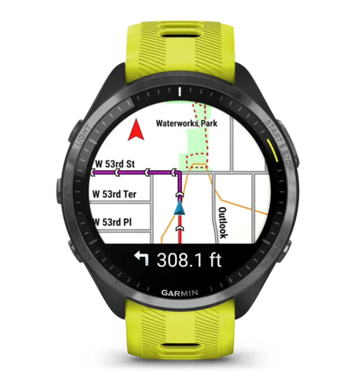 Garmin Forerunner 965, Carbon Gray/Yellow - Image 3