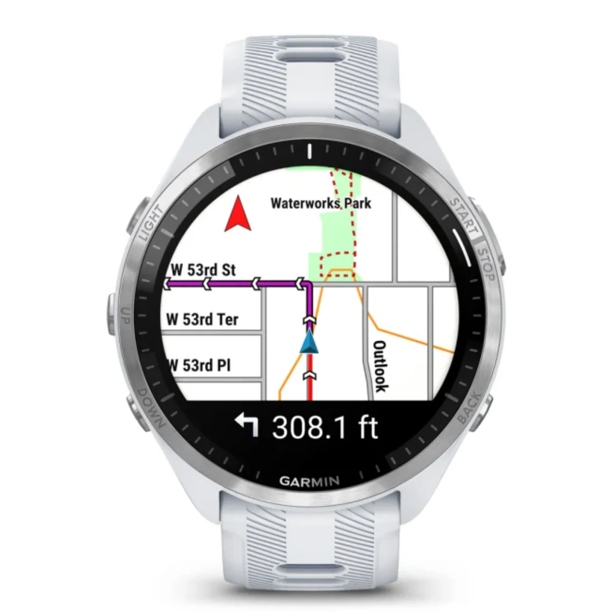 Garmin Forerunner 965, Titanium/Whitestone - Image 3