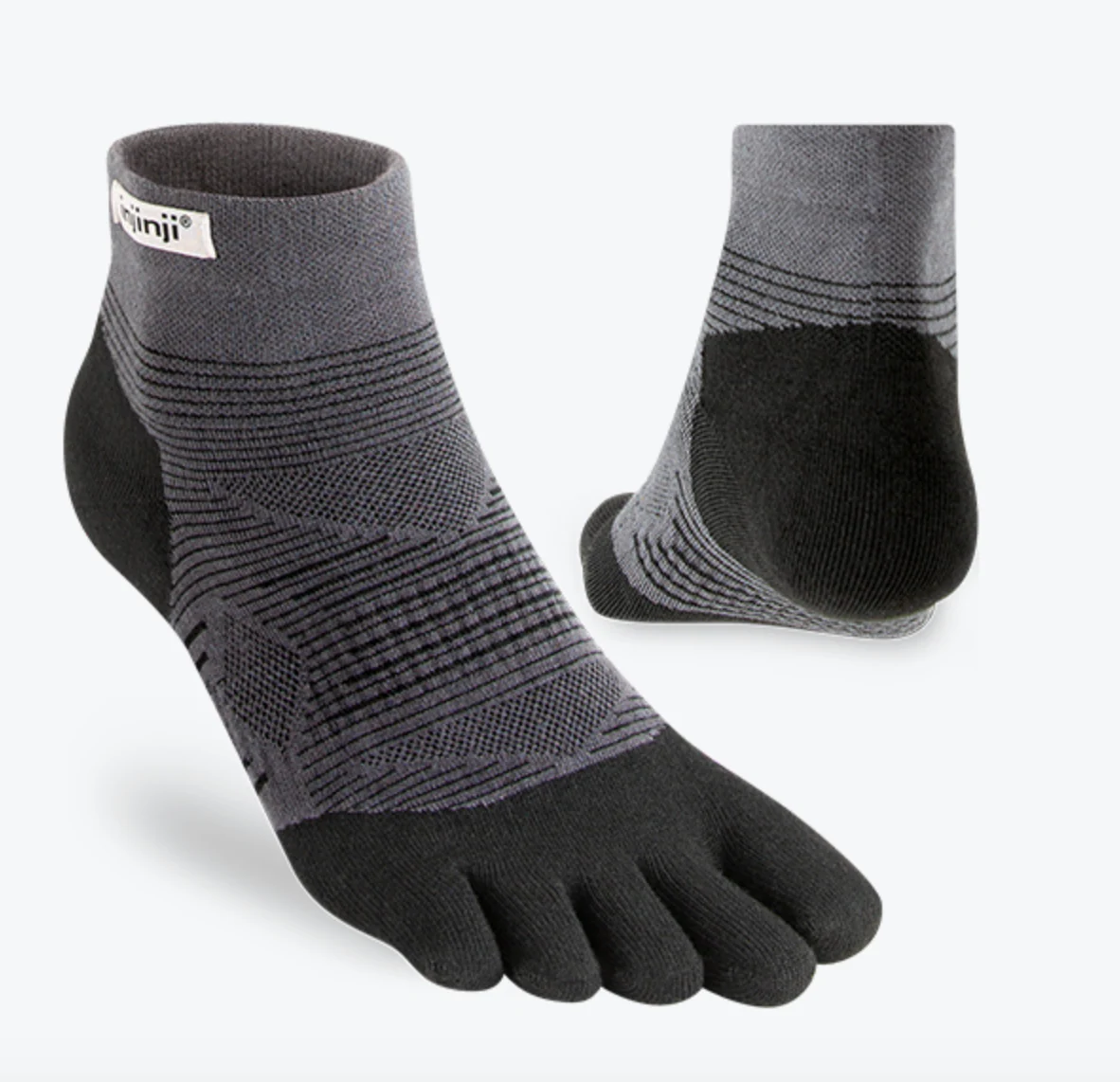 Injinji Run Lightweight Mini-Crew Socks - Image 2