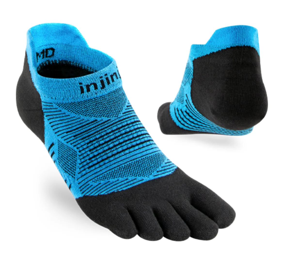Injinji Run Lightweight No-Show Socks - Image 2