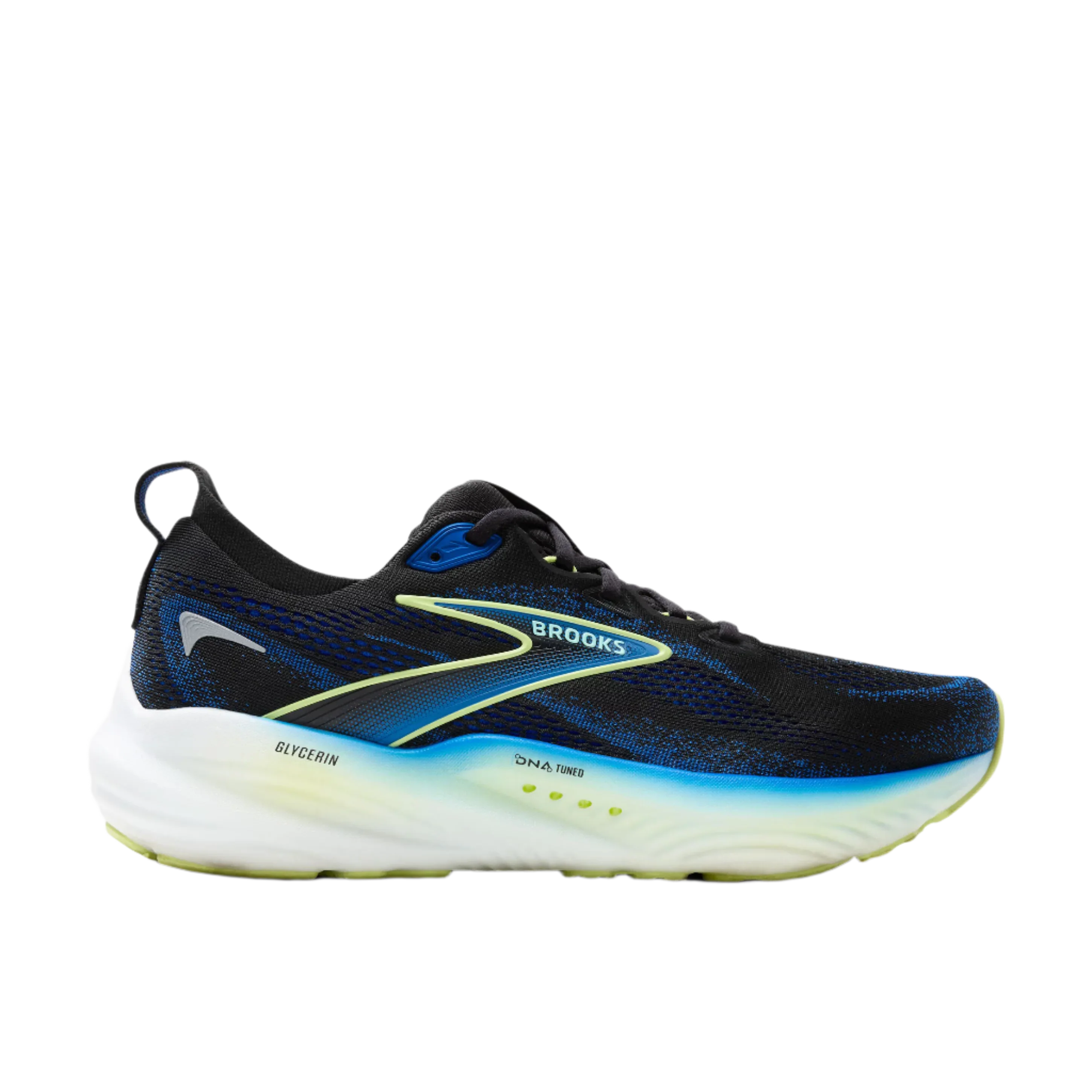 M Brooks Glycerin 22 Black/Cobalt/Neo Yellow