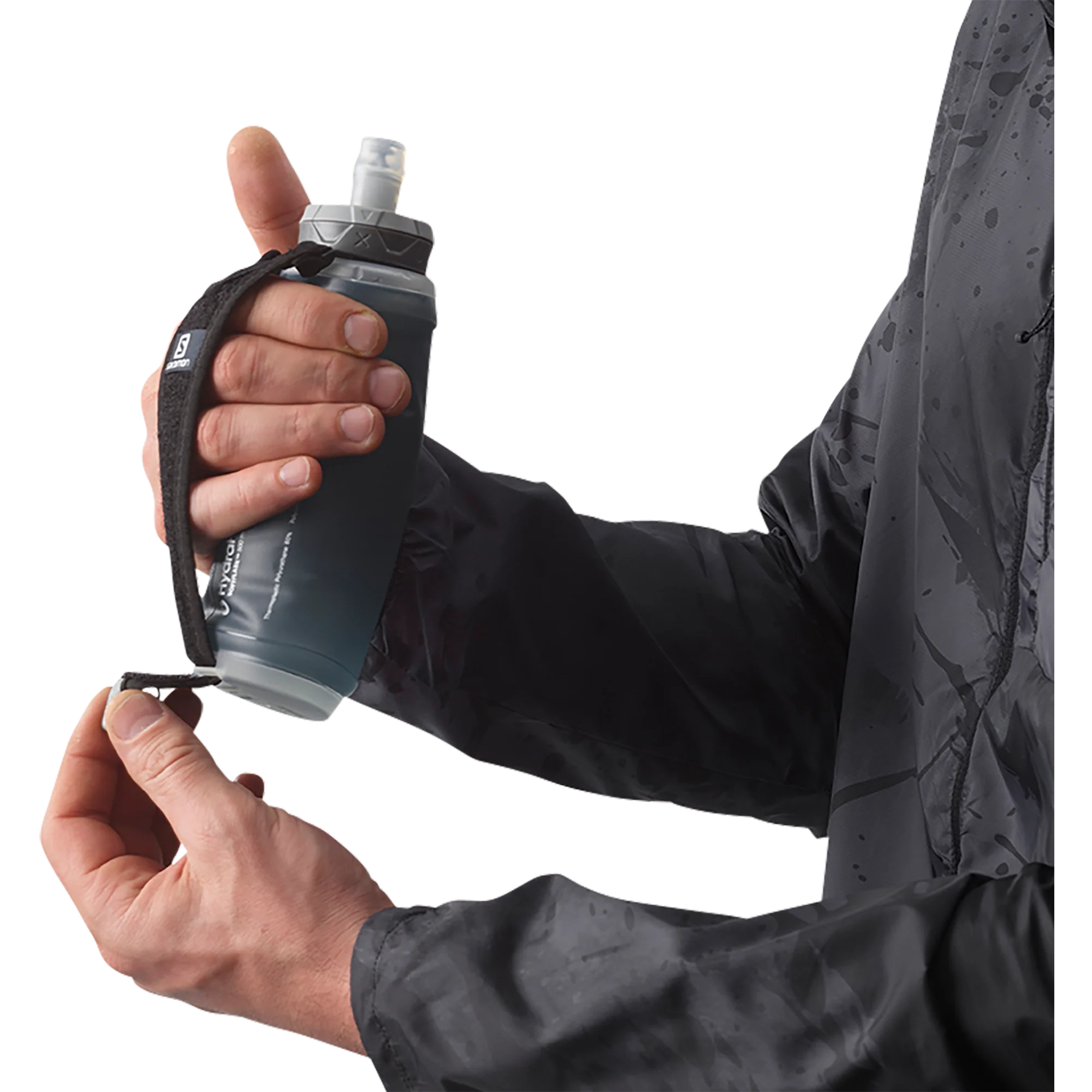 Salomon Active Handheld Black/Slate Grey - Image 3
