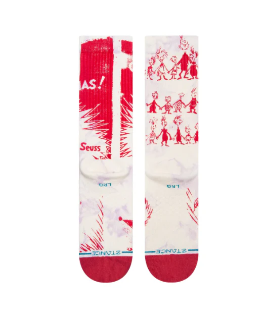 Stance Socks - FTP Grinch Every Who Crew Socks - Image 3