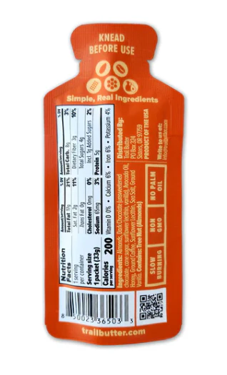 Trail Butter Dark Choc/Coffee Single Serve - Image 2