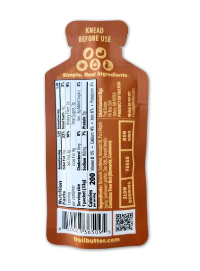 Trail Butter Maple Syrup/Sea Salt Single Serve - Image 2