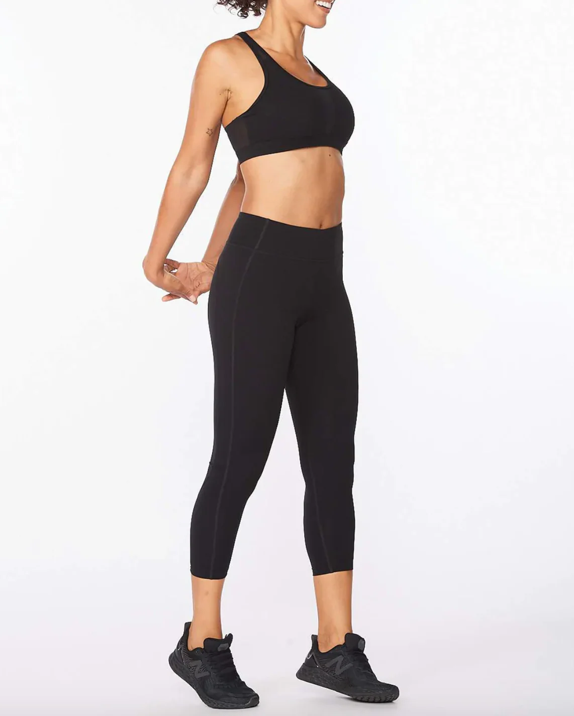 W 2XU Form Mid-Rise Comp 7/8 Tights - Image 3