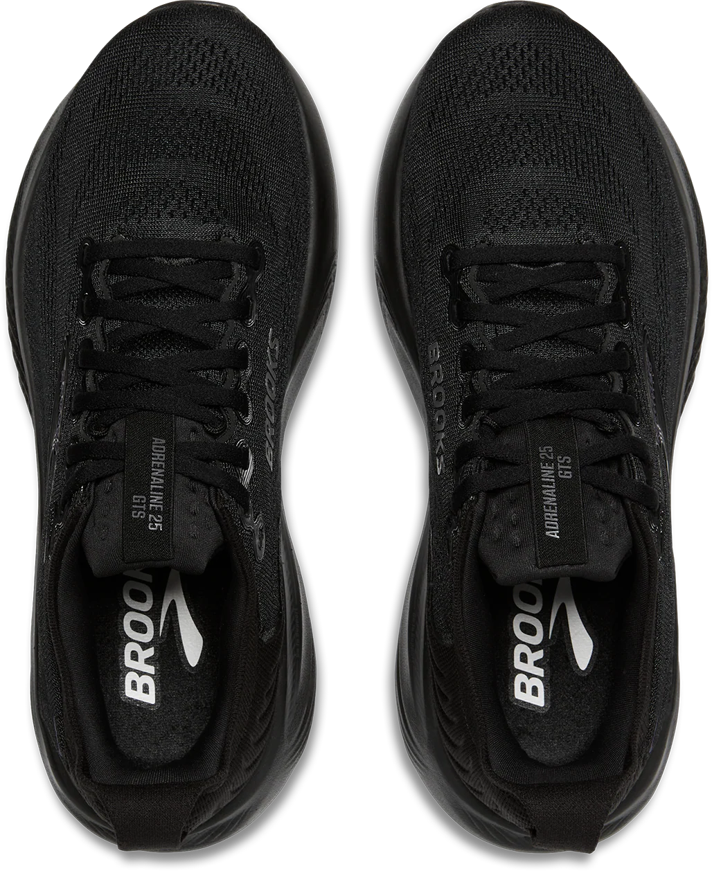 W Brooks Adrenaline GTS 25 Black/Black/Ebony - Image 3