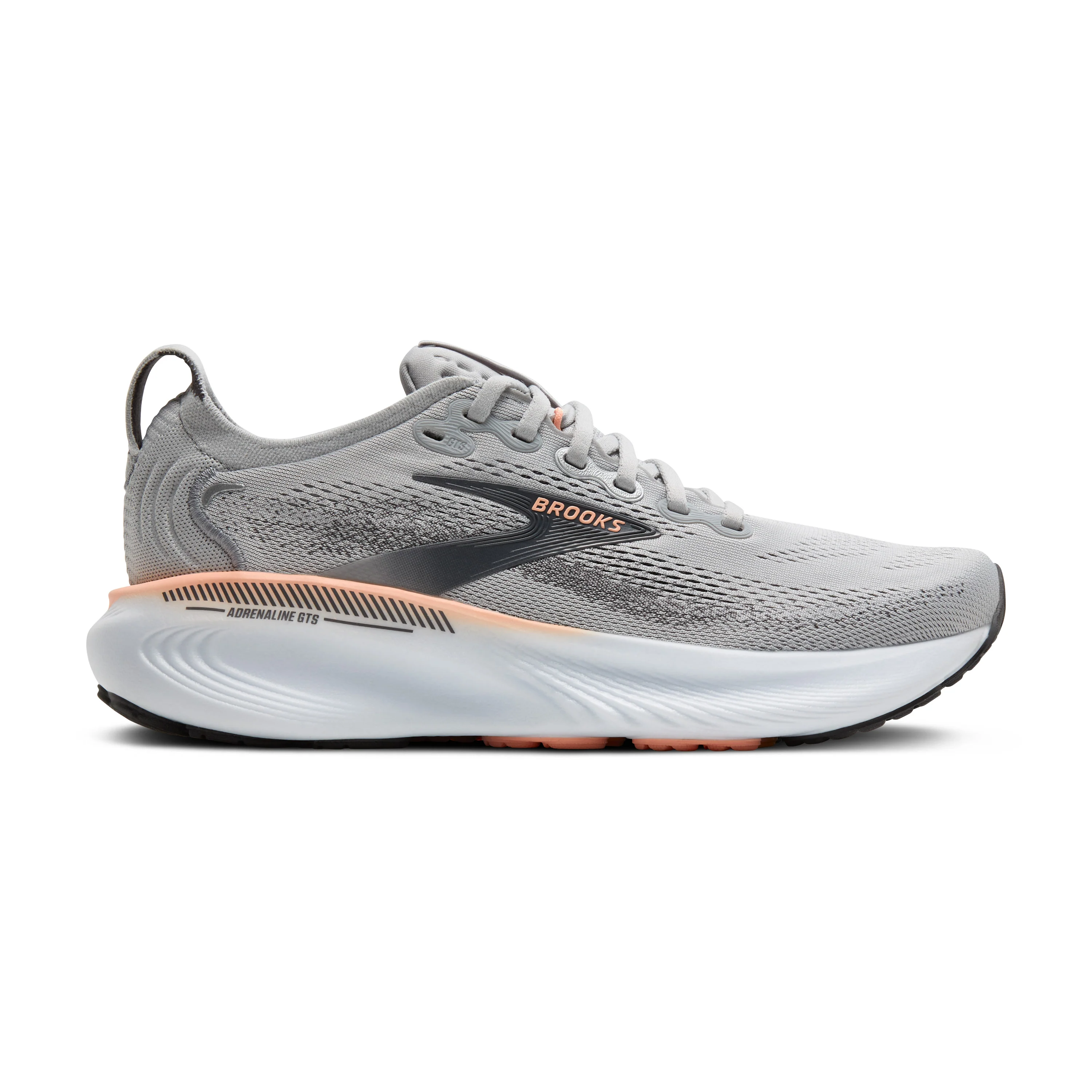 W Brooks Adrenaline GTS 25 Grey/Blackened Pearl/Coral