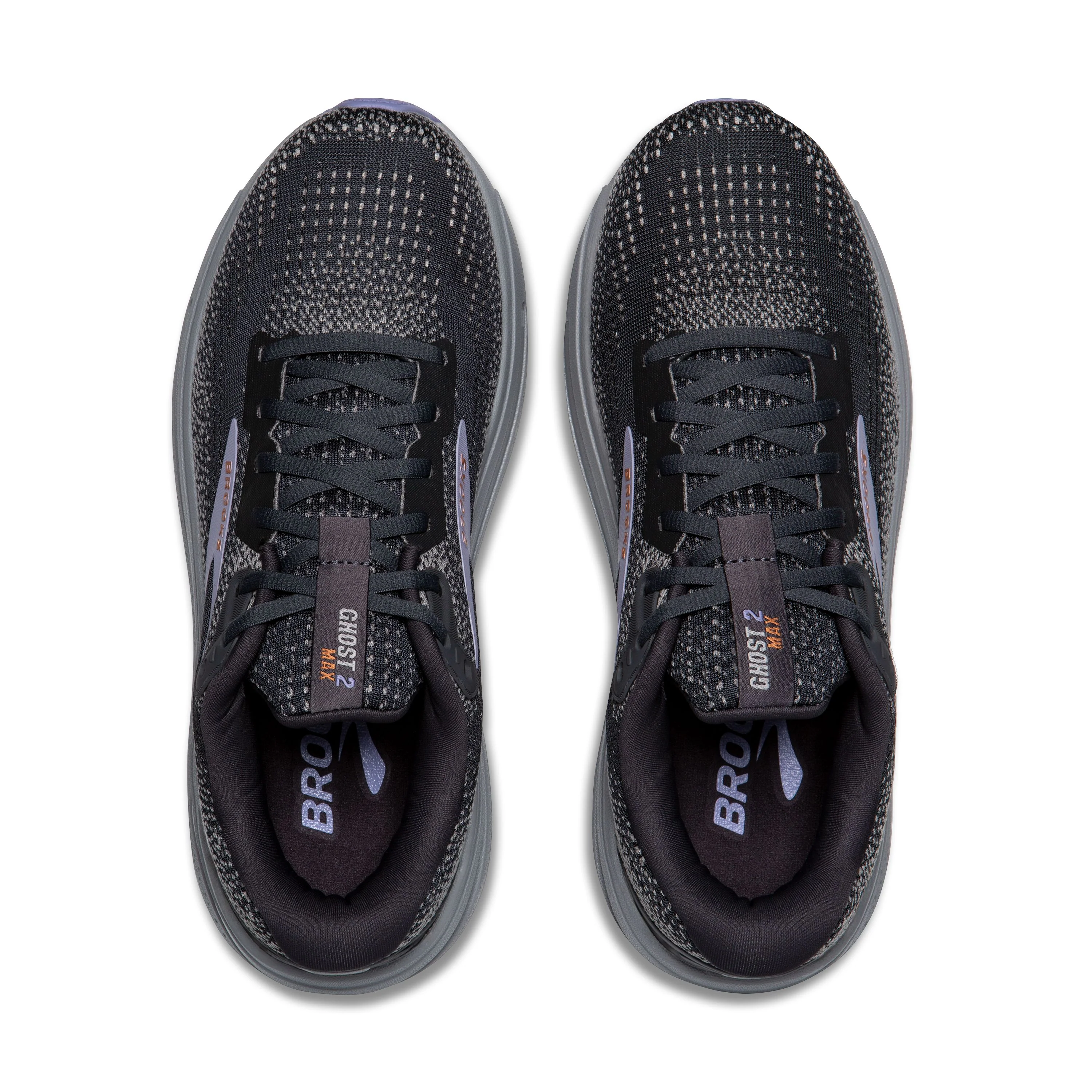 W Brooks Ghost Max 2 Ebony/Sweet Lavender/Alloy - Image 3