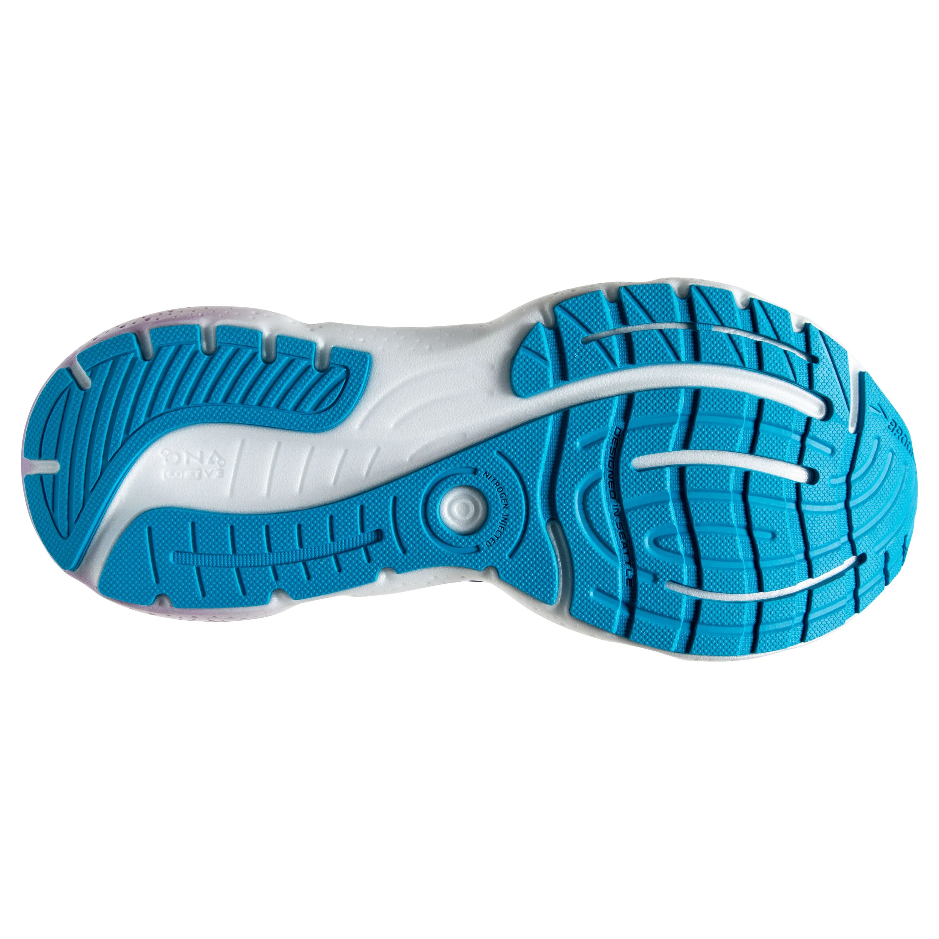 W Brooks Glycerin 20 Peacoat/Ocean/Pastel Lilac - Image 4