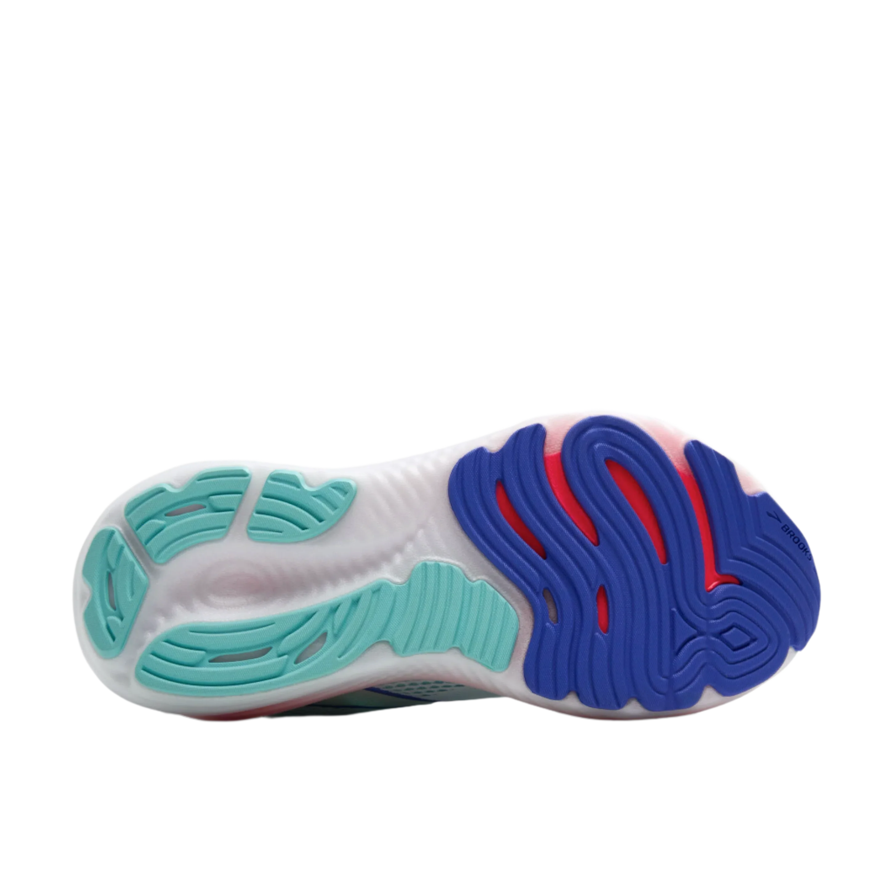 W Brooks Glycerin 22 White/Limpet Shell/Amparo Blue - Image 5
