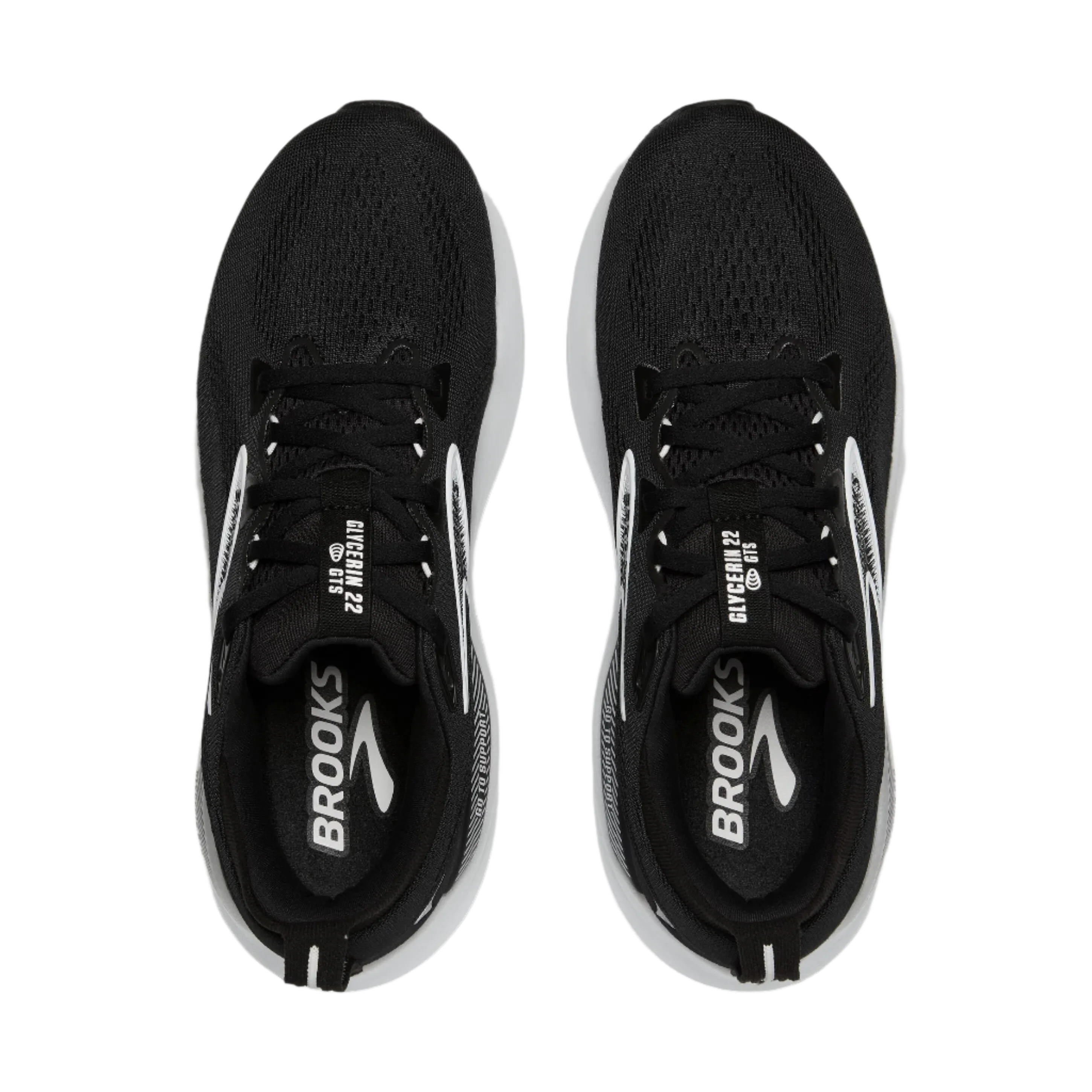 W Brooks Glycerin GTS 22 Black/Grey/White - Image 3