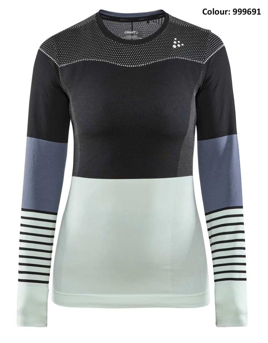 W Craft Fuseknit Comfort Blocked RN LS - Image 3