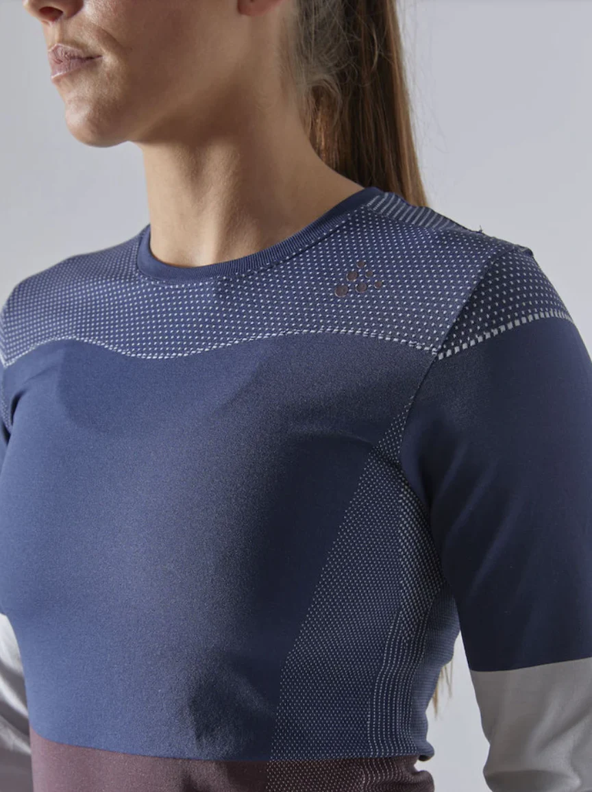 W Craft Fuseknit Comfort Blocked RN LS - Image 4