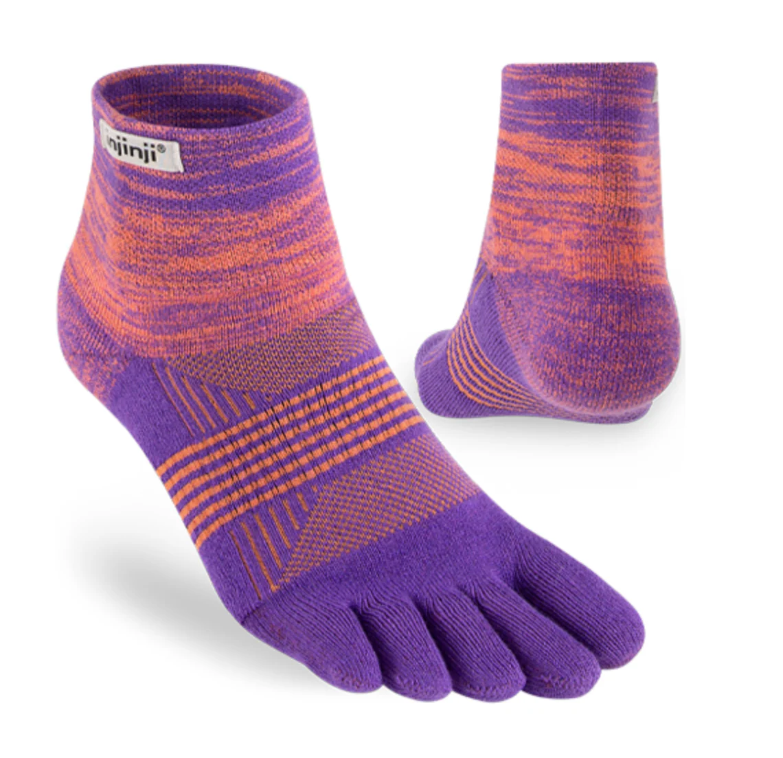 W Injinji Trail Midweight Mini-Crew Socks - Image 2