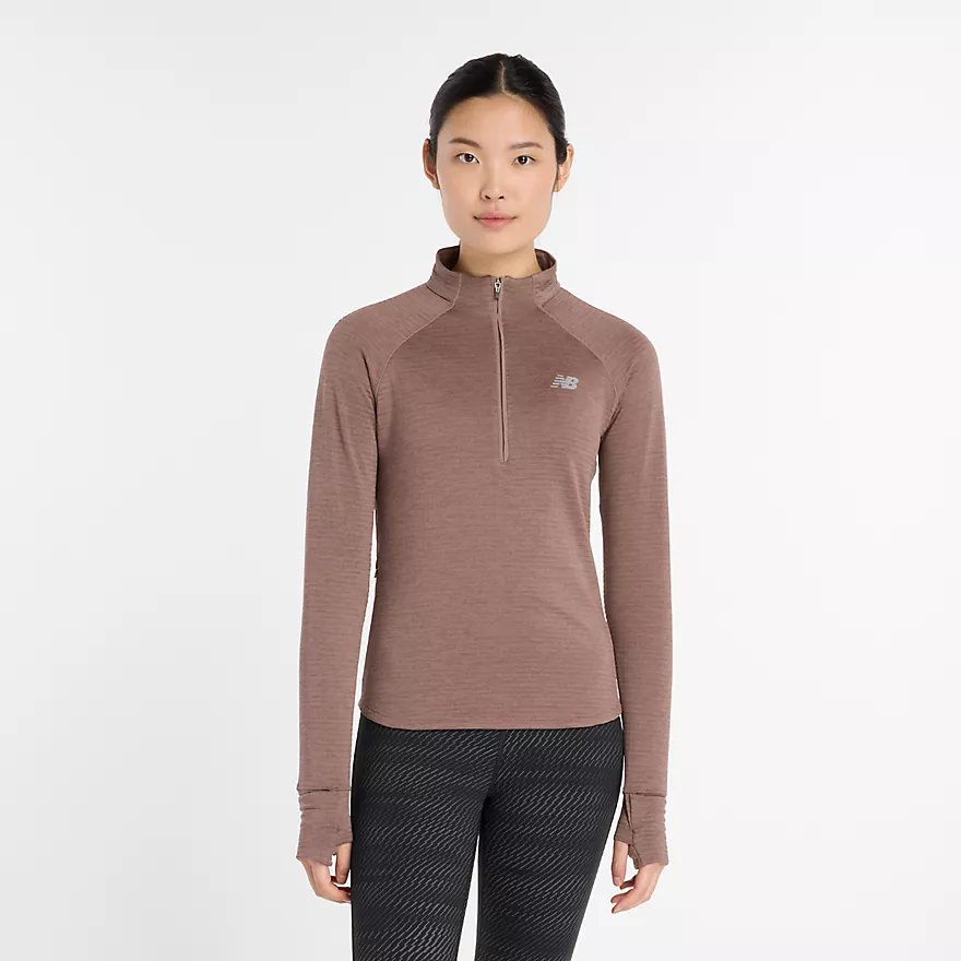 W New Balance Athletics Heat Grid Half Zip - Image 3
