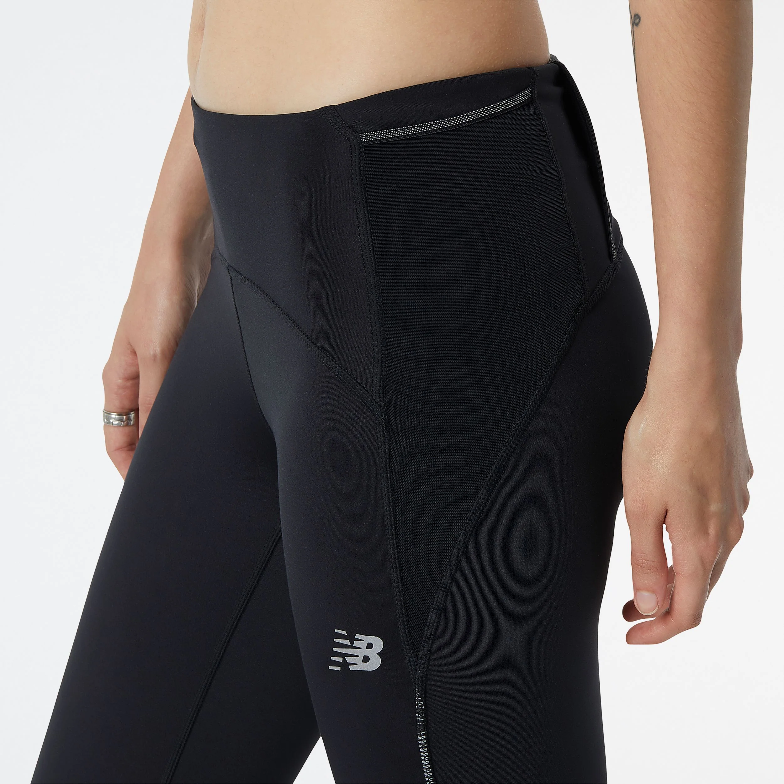 W New Balance Impact Run Crop - Image 3