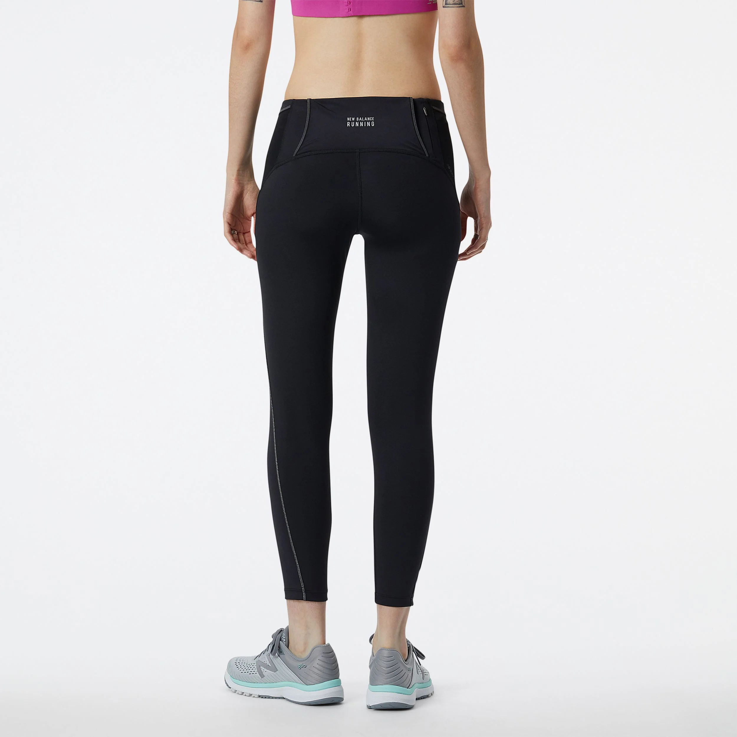 W New Balance Impact Run Crop - Image 4