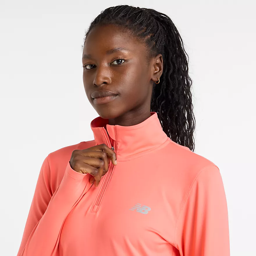 W New Balance Sport Essentials Space Dye 1/4 Zip - Image 4
