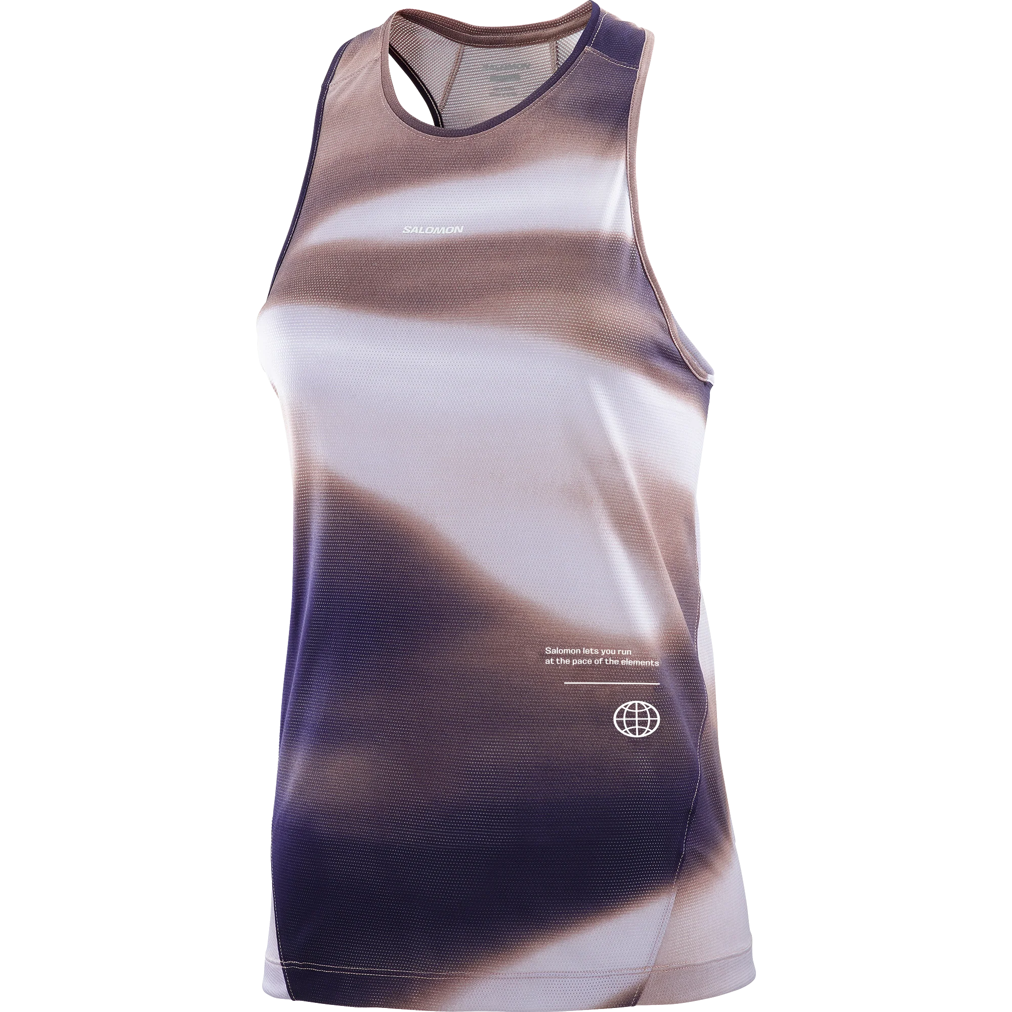 W Salomon Shakeout Core Tank GFX