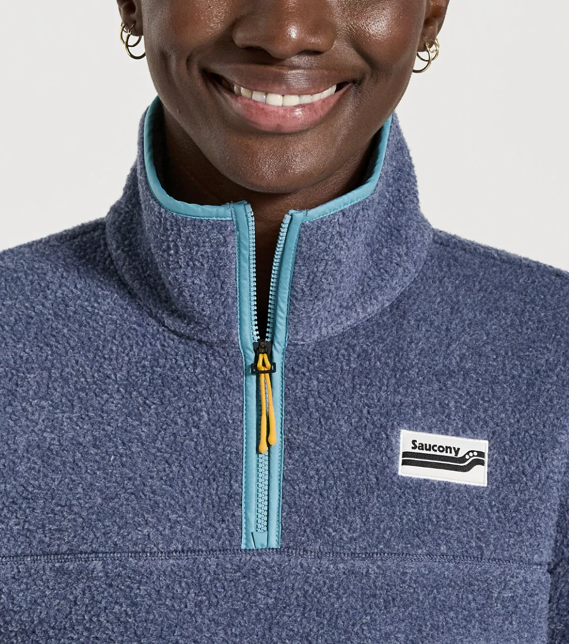 W Saucony Rested Sherpa 1/4 Zip - Image 5